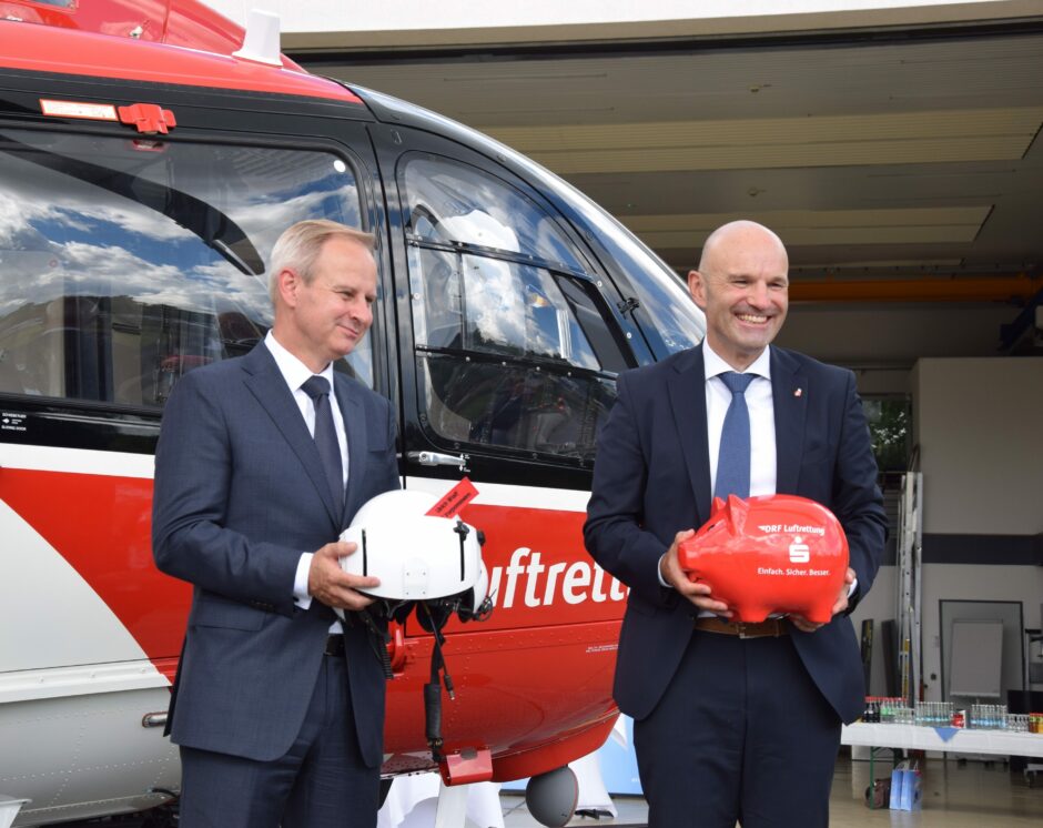 Sparkasse Vorpommern bekräftigt ihre Partnerschaft mit DRF Luftrettung